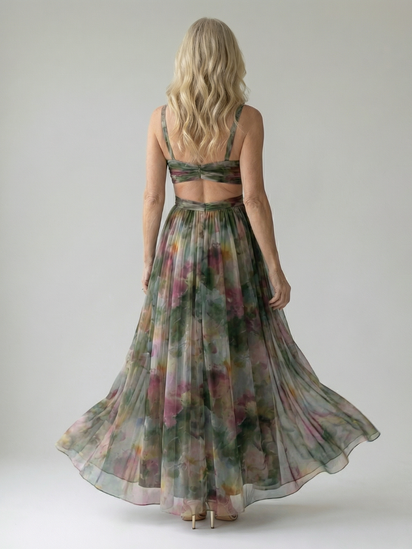 Isel | Soft Wrap Maxi Jurk
