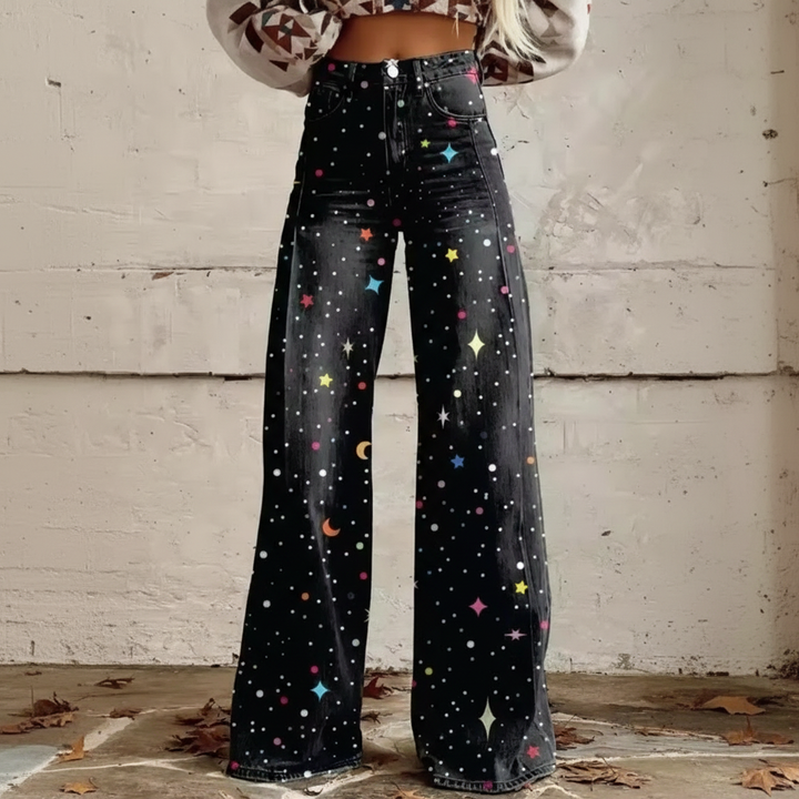Bianca™ - Boho-Hose im Vintage-Look