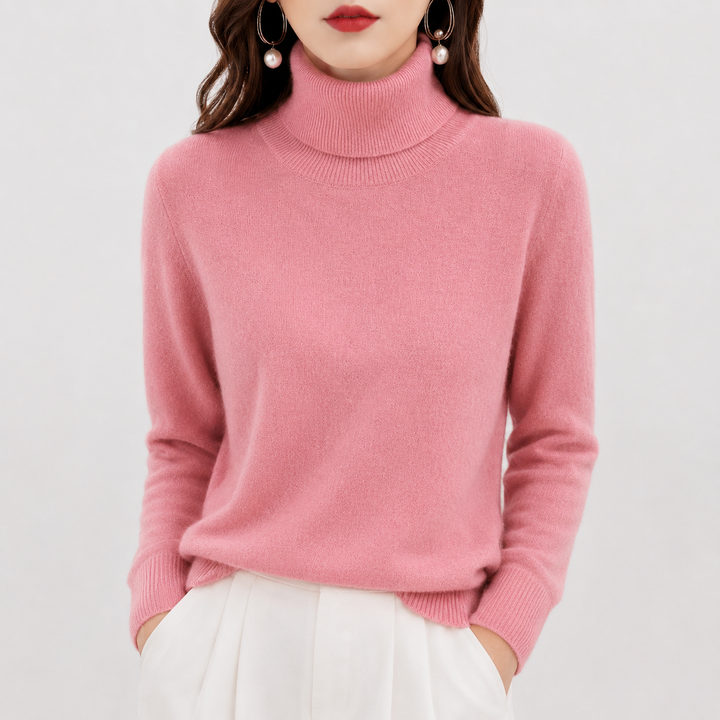Amara | Pullover mit Stehkragen aus Kaschmir