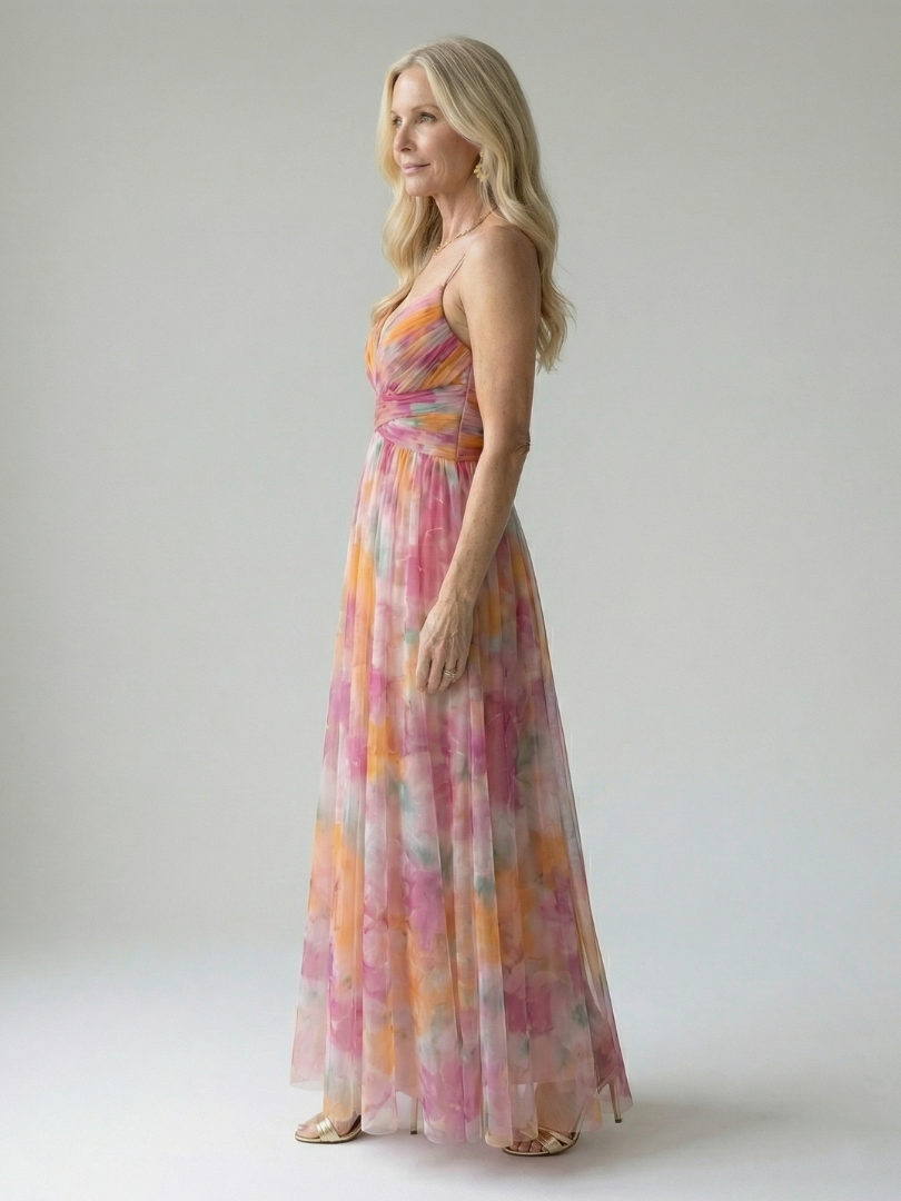 Isel | Soft Wrap Maxi Jurk