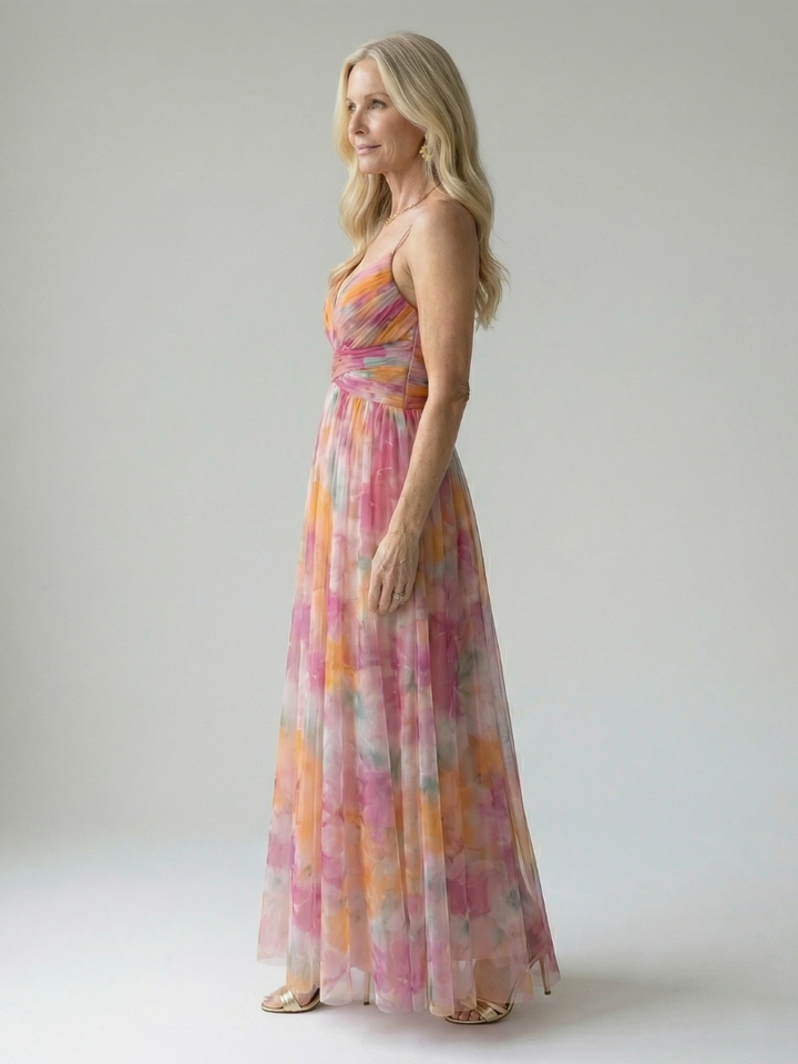 Isel | Soft Wrap Maxi Jurk