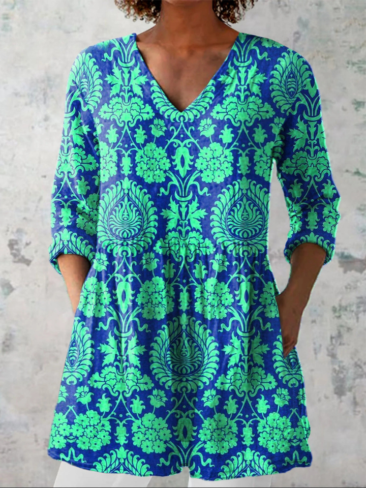 Beatrix | Ruime Blouse met V-hals
