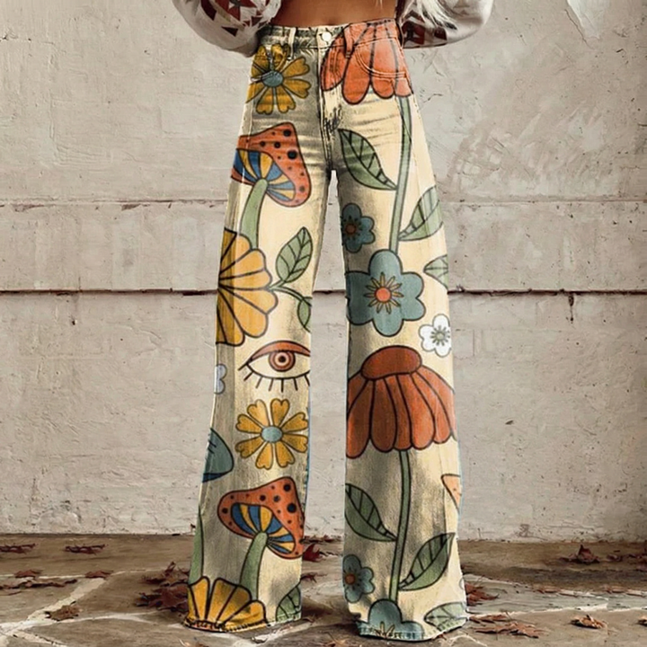 Giada™ - Weite Hosen im Boho-Stil