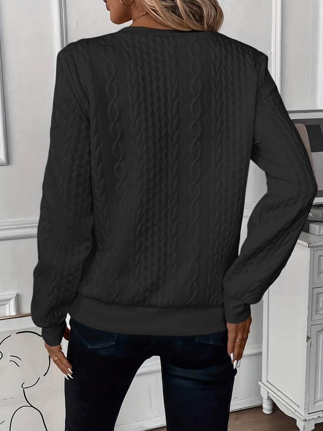 Amalie | Strickpullover mit Reißverschluss für Frauen