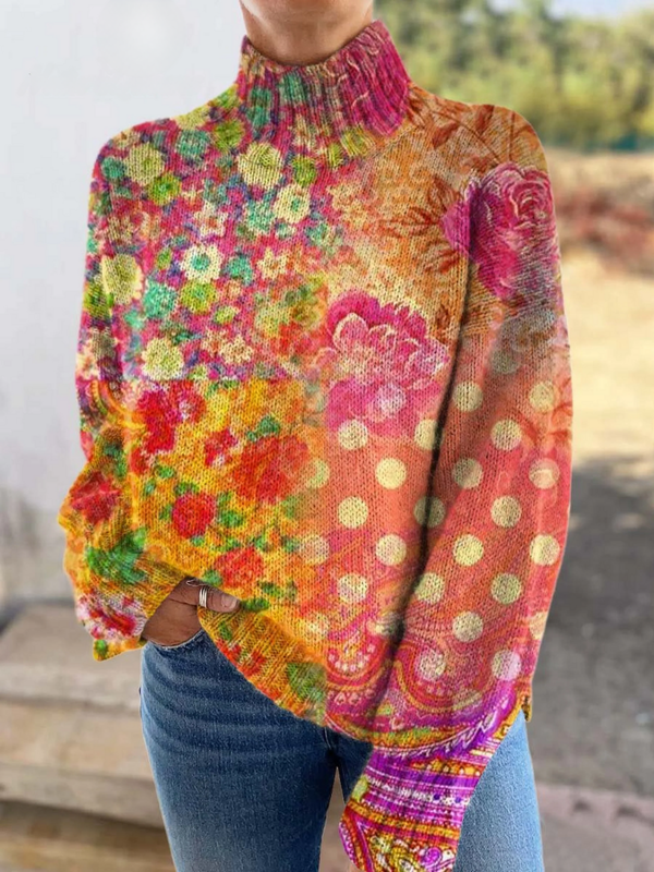 Maristelle™ - Rollkragenpullover mit Punkten