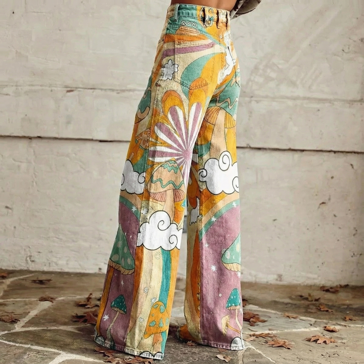 Daniela™ - Weite, legere Boho-Hose