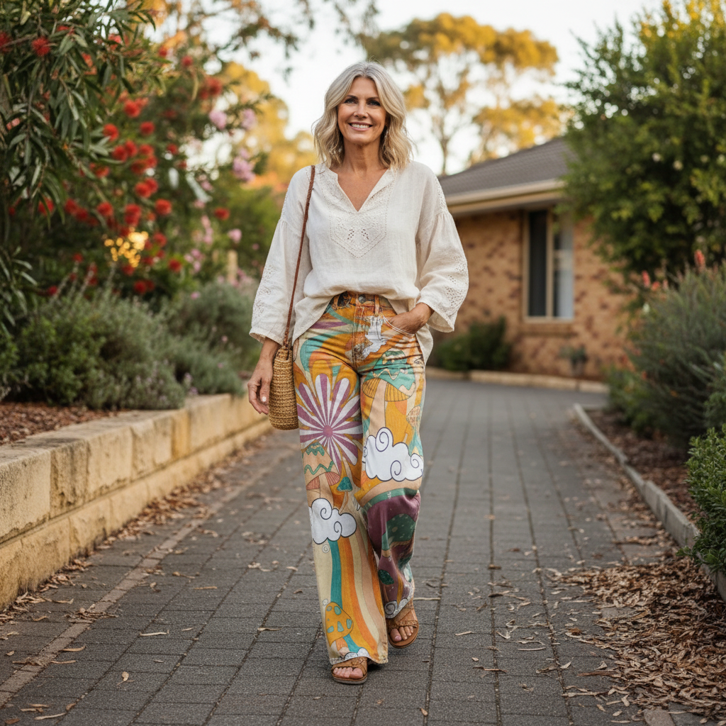 Daniela™ - Weite, legere Boho-Hose