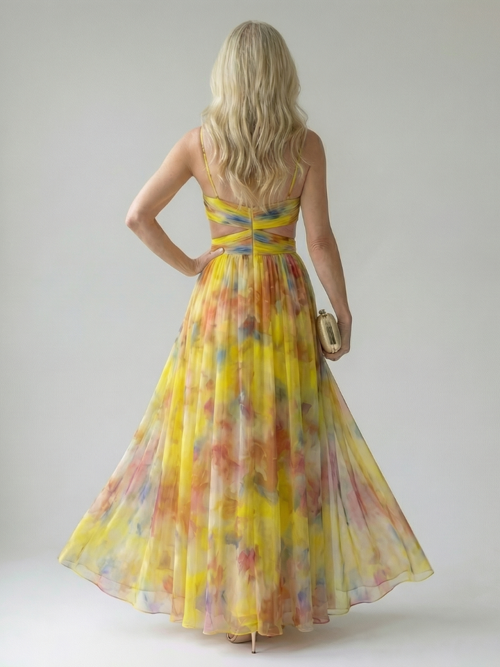 Isel | Soft Wrap Maxi Jurk