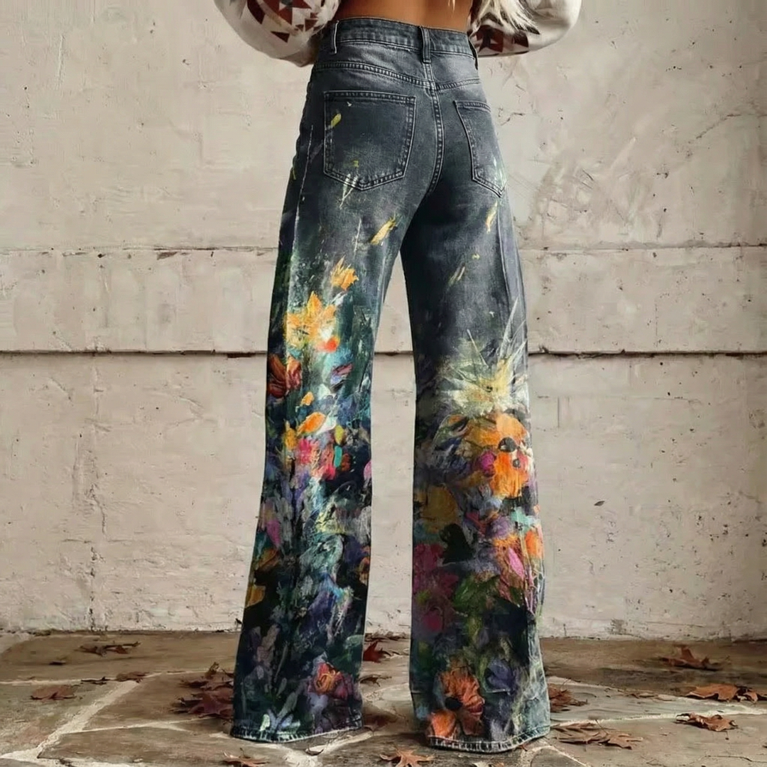 Nadia™ - Weite Boho Chic Hose