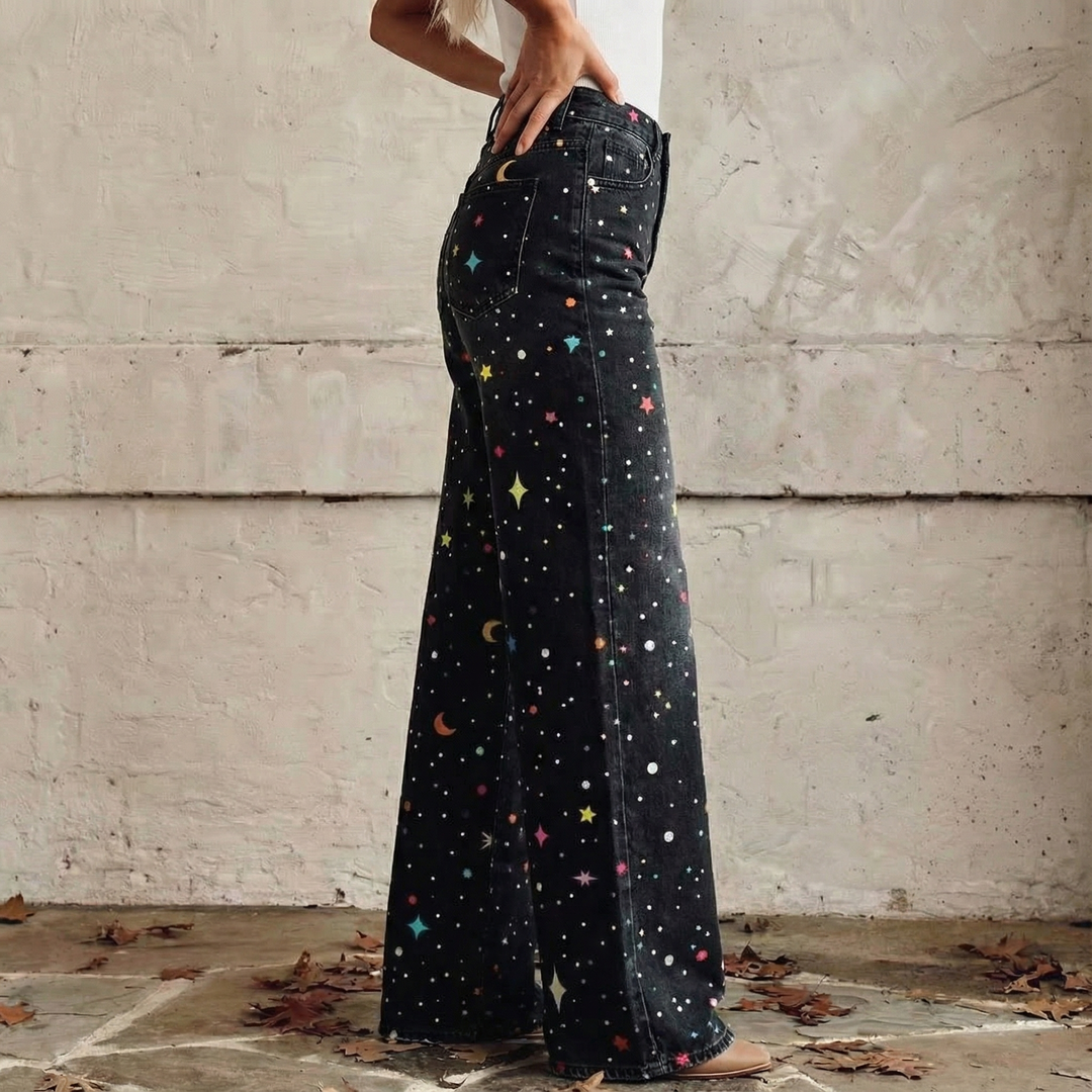 Bianca™ - Boho-Hose im Vintage-Look