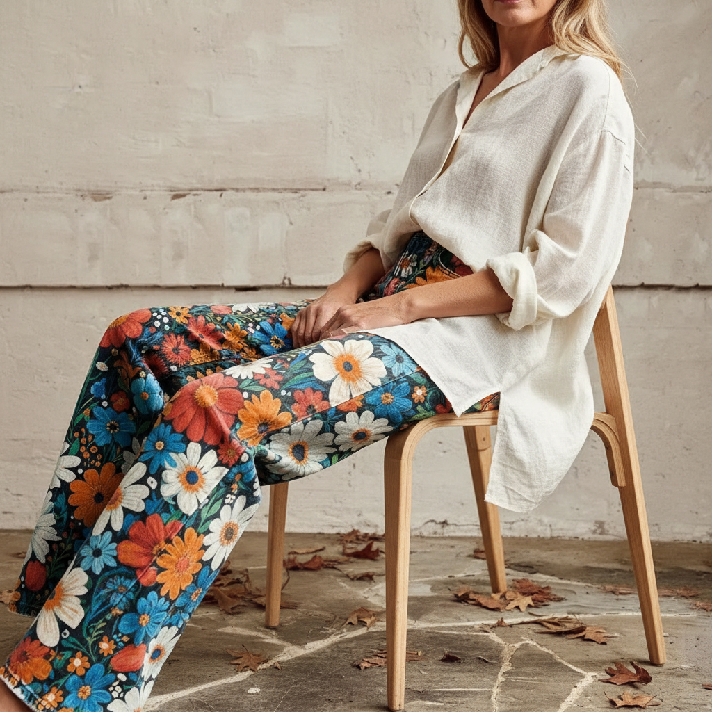 Lilia™ - Weite Boho-Hose Aéré