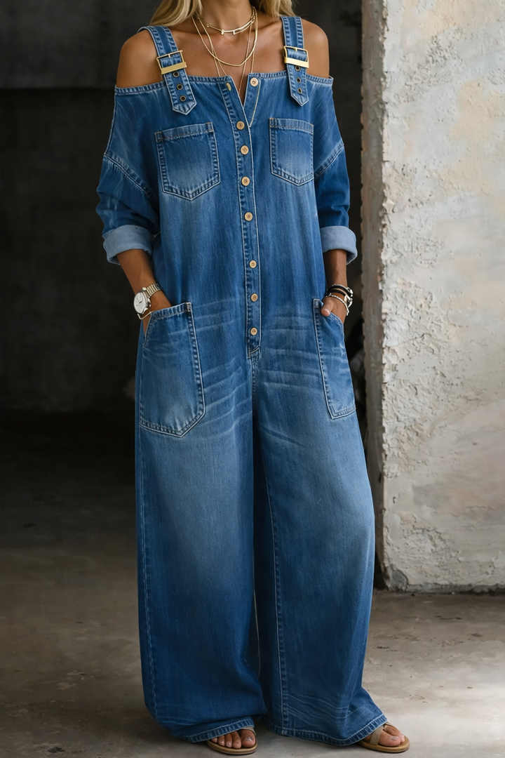 Sophia | Jeans Dungaree zonder Mouwen