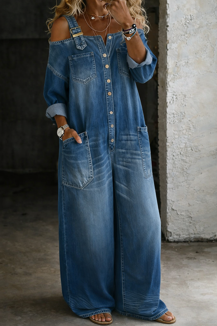 Sophia | Jeans Dungaree zonder Mouwen