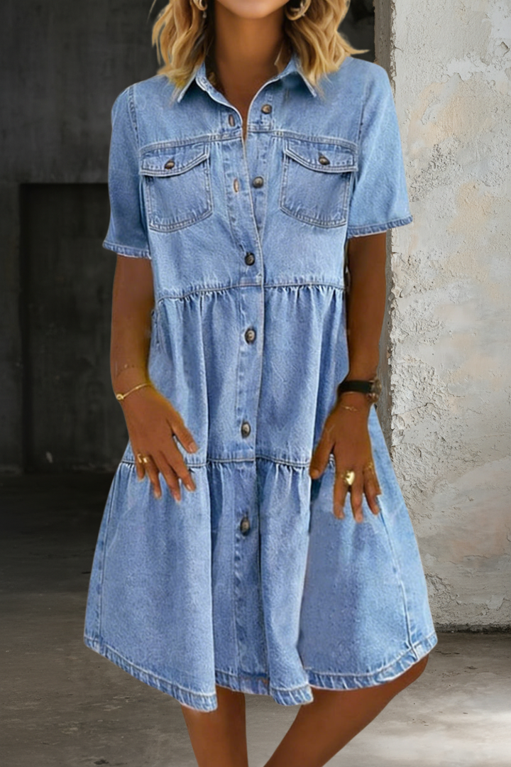 Sophia | Casual Elegante Jeansjurk