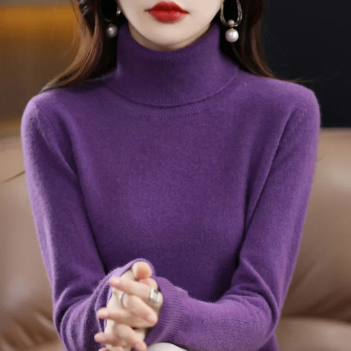 Amara | Pullover mit Stehkragen aus Kaschmir