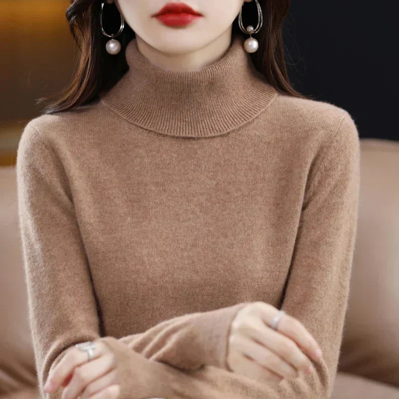Amara | Pullover mit Stehkragen aus Kaschmir