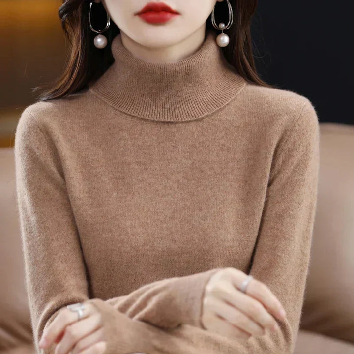 Amara | Pullover mit Stehkragen aus Kaschmir