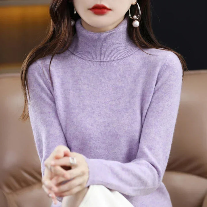 Amara | Pullover mit Stehkragen aus Kaschmir