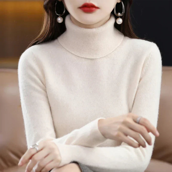Amara | Pullover mit Stehkragen aus Kaschmir