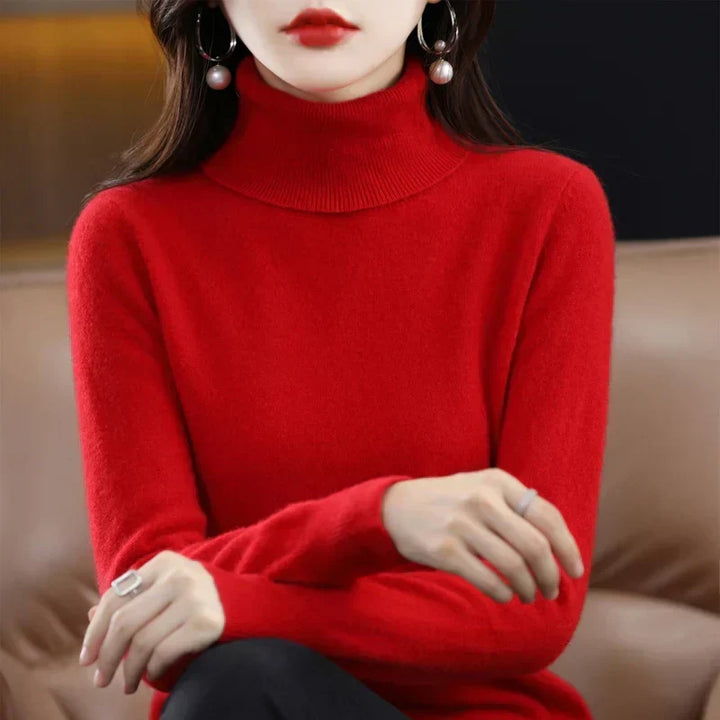 Amara | Pullover mit Stehkragen aus Kaschmir