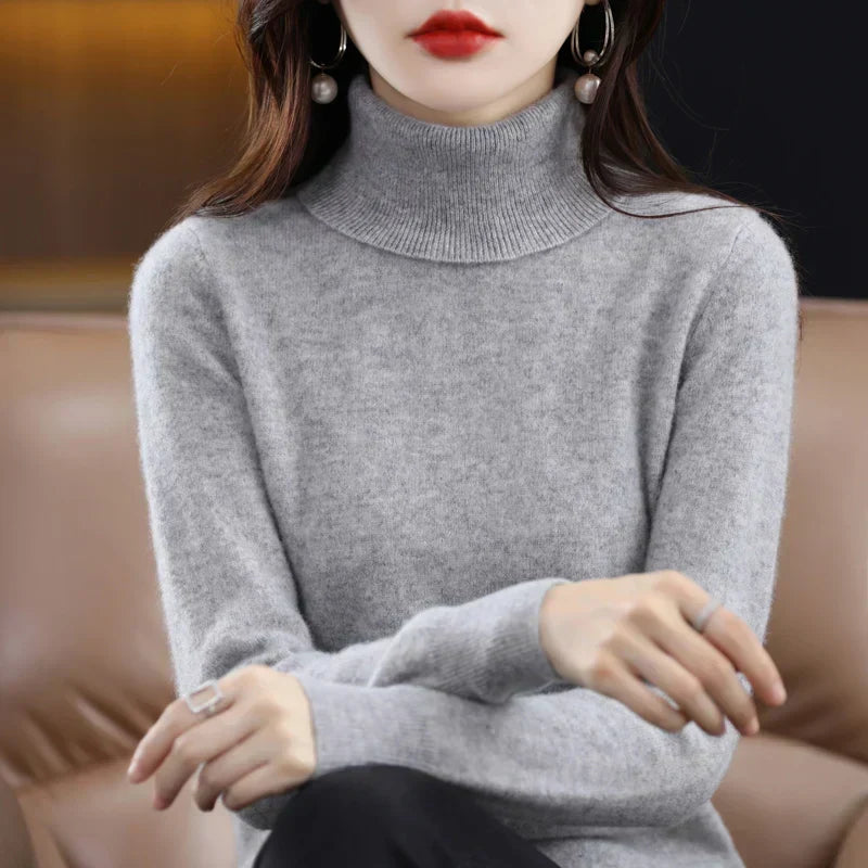 Amara | Pullover mit Stehkragen aus Kaschmir
