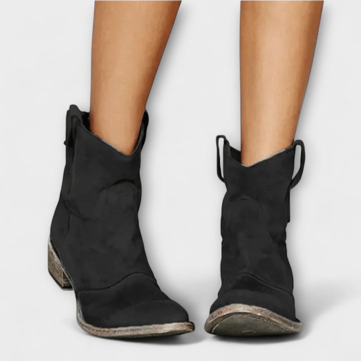 Marla - Bottes en daim au style savane