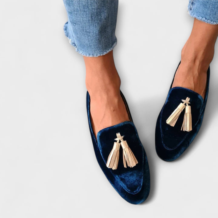 Quinnlyn™ | Vintage Mocassins met Franje