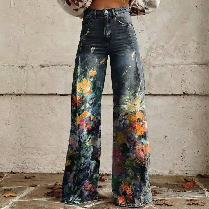 Nadia™ - Weite Boho Chic Hose