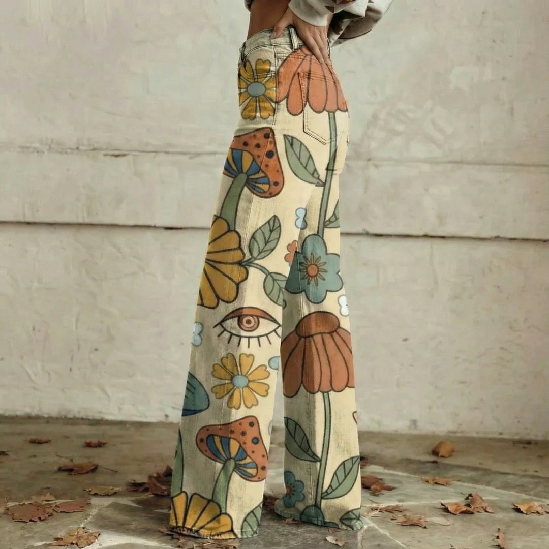 Giada™ - Weite Hosen im Boho-Stil